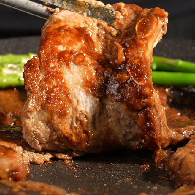 전라도청년 백년초양념으로 만든 한돈LA갈비, 3개, 800g