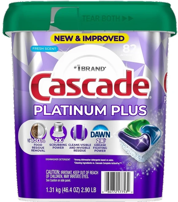 Cascade 플래티넘 플러스 프레쉬 센트 1.31kg, 1.45kg, 1개 - 쿠팡