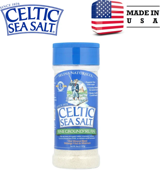 Celtic Sea Salt 곱게 갈은 바이탈 미네랄 블랜드, 227g - 쿠팡