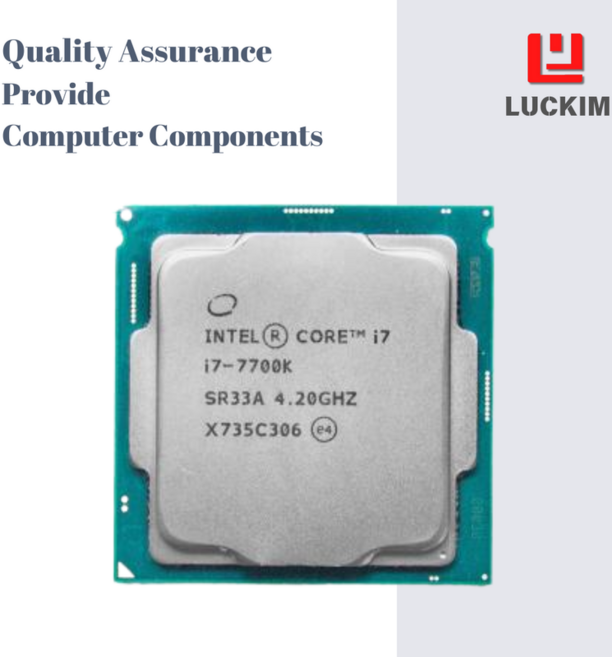 Intel Core i7-7700K CPU-소켓 LGA1151 4코어 8스레드 4.2GHz 8MB L3 캐시 91W, intel i7-7700K
