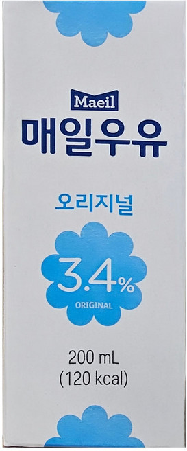 매일우유 매일유업 오리지널, 200ml, 4개