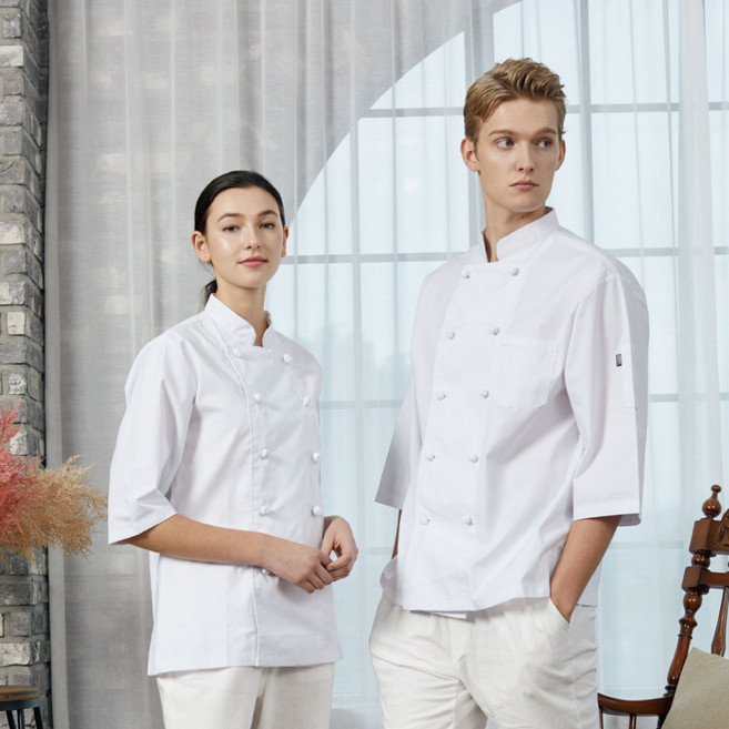 unilove 7부 베이직 조리복 네이비(O-155) 셰프 유니폼