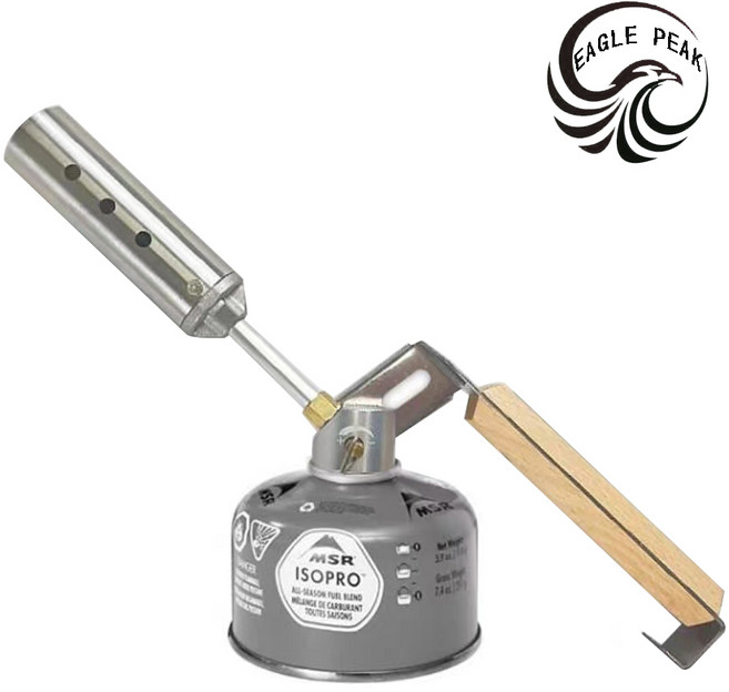 캠핑 토치 요리용 휴대용 파워 폴딩토치 부탄가스 다용도 토치 (화력조절가능), 1개