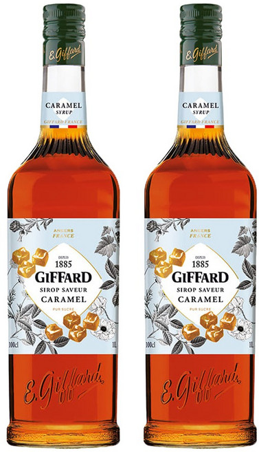 지파드 카라멜 시럽, 1L, 2개