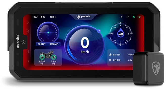 寶麗萊 PERNIS 鉑尼斯 機車CARPLAY多媒體主機 GPS導航 可選配盲點胎壓偵測