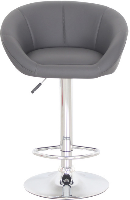 베스트렉 A120 프리머스라인 발걸이형 홈바의자 아일랜드 식탁의자 바텐의자, 그레이, 1개