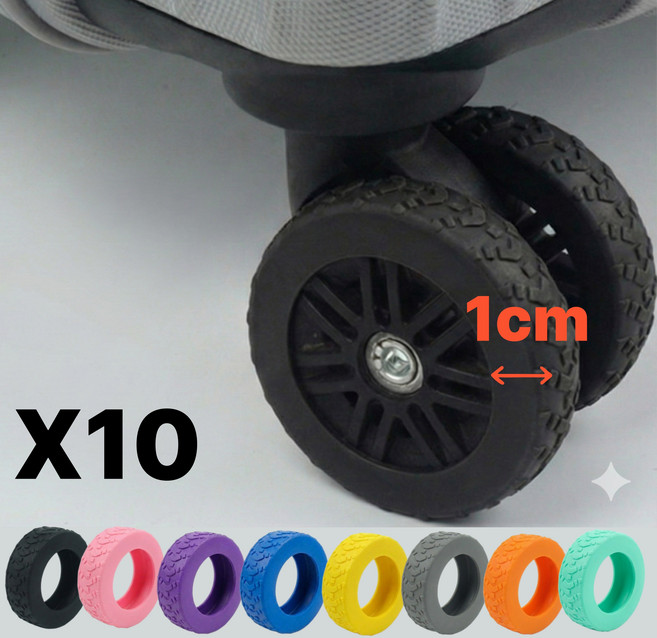디어하우스 실리콘 소음 방지 10P 캐리어 바퀴 커버