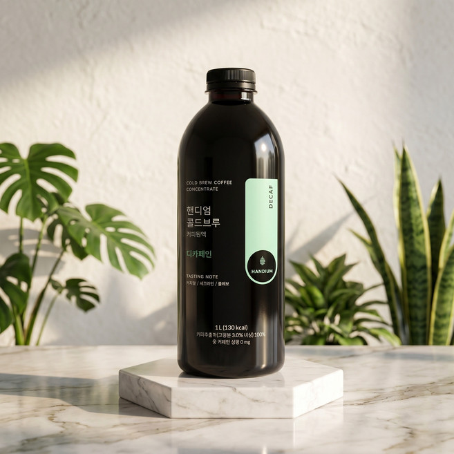 핸디엄 콜드브루원액 디카페인 더치커피 1000ml, 1개, 1개입, 1L