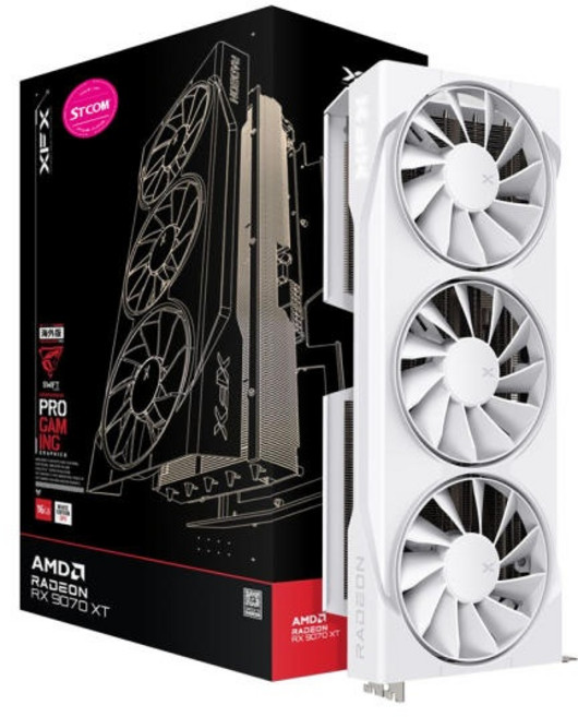 [XFX] 라데온 RX 9070 XT SWIFT WHITE D6 16GB