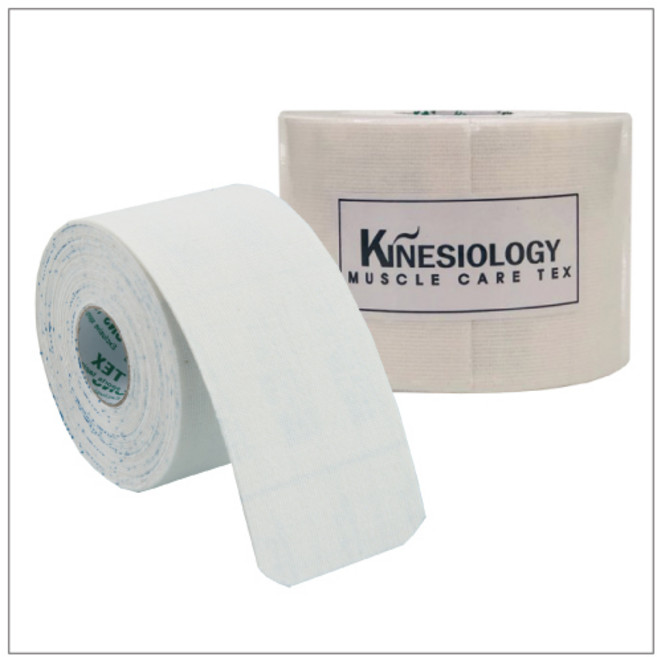 [국내산] 쓰리엔에스 키네시올로지 스포츠테이프 5cm x 5m, 화이트, 1개