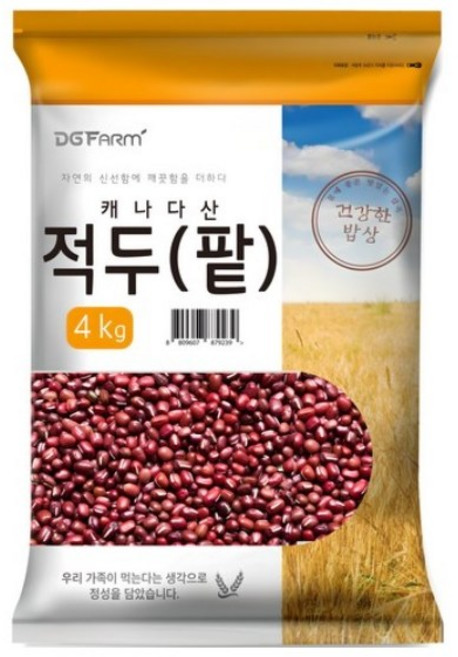 대구농산 캐나다산 적두 팥, 4kg, 4개
