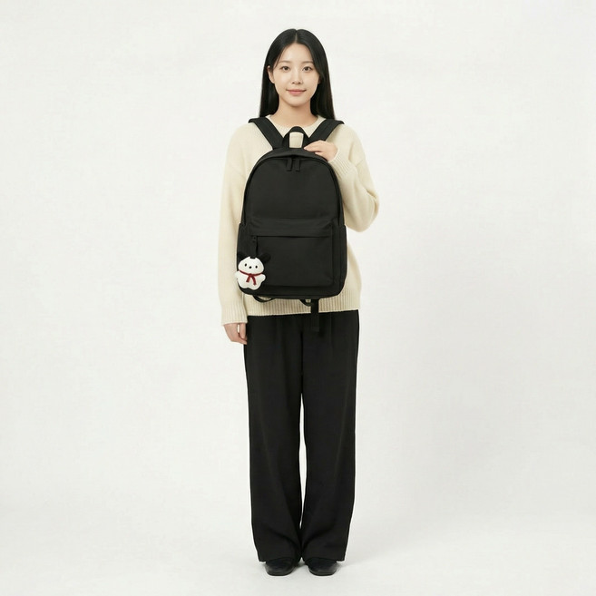 디앤코 데일리 백팩 가벼운 여행용 학생 캐주얼 책가방