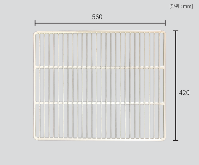 설레임 업소용 쇼케이스 냉장고 WRS-450 선반(W560*H420) 고리없음