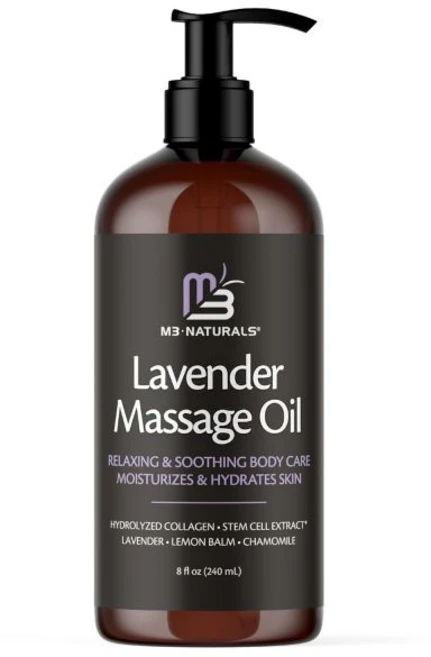 M3 Naturals 라벤더 마사지 오일 240ml, 1개 - 쿠팡