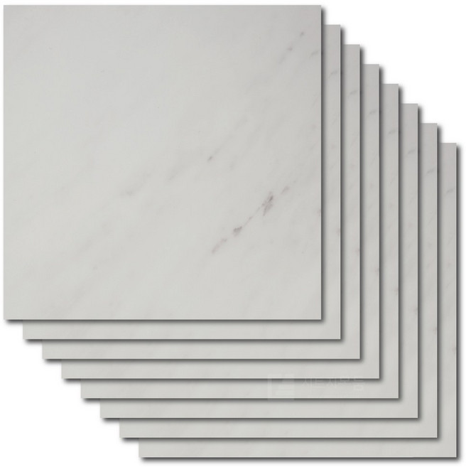 HD현대시트 접착식 정사각 PVC 바닥타일 두꺼운 3mm 데코타일 30X30cm 한국산, 8개, 화이트 마블 무광 (HDJ-001)