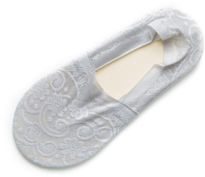 수지니디자인 실리콘 덧신 여성 레이스 미끄럼방지