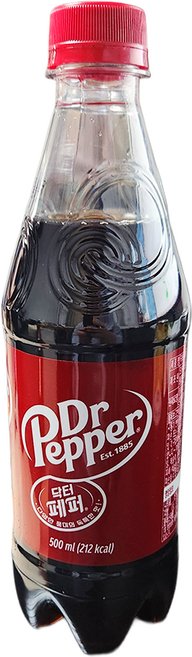 코카콜라 [무료배송]코카콜라 닥터페퍼 Dr Pepper 500ml 페트음료, 18개