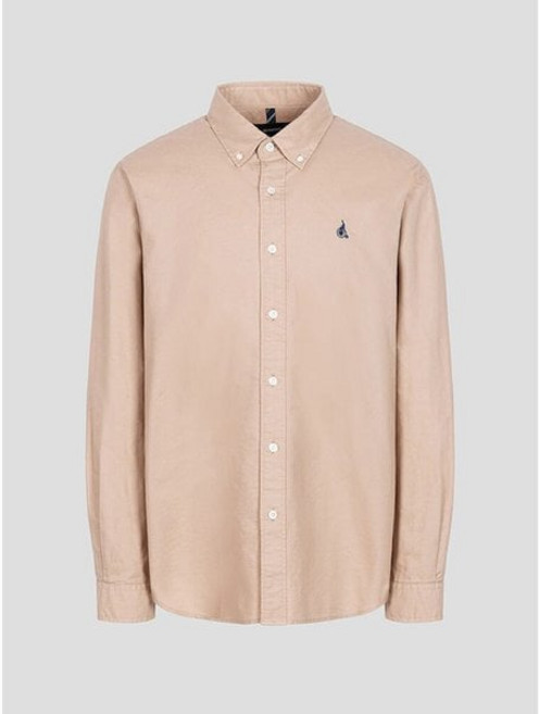 빈폴 남녀공용 옥스퍼드 솔리드 셔츠 베이지 BC5164E05A UKE461 OFQ362