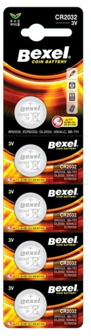(벡셀) CR2032 5알, 1개