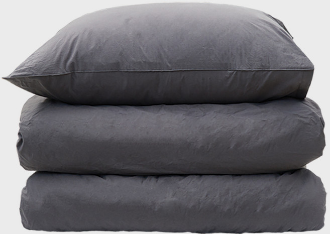 호텔식 프리미엄 고밀도 80수 이불커버세트(미드나잇차콜)
