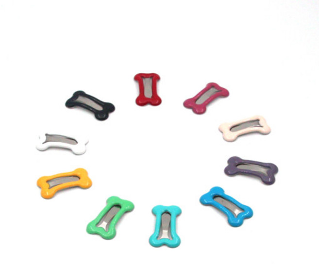 별난아이 25뼈다귀에폭 컬러똑딱핀 앞머리핀 아기똑딱핀 미니똑딱핀