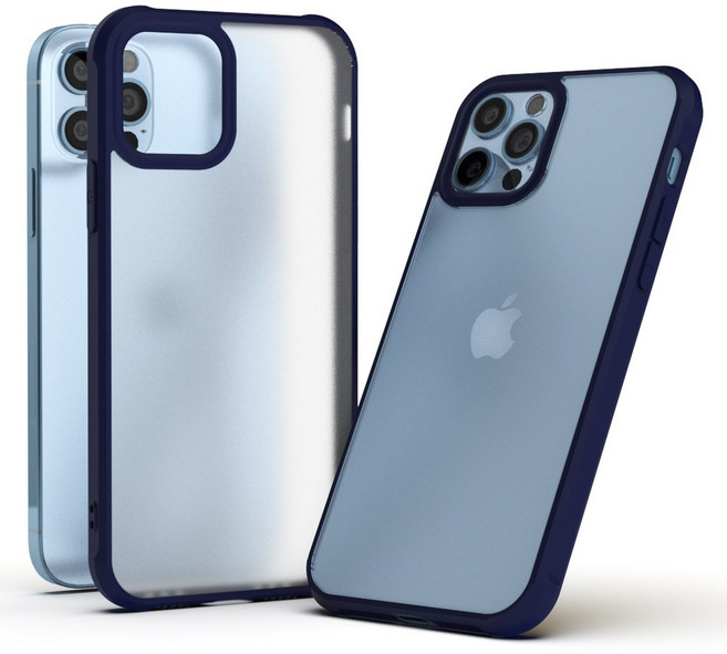 뮤지오 매트벨벳 지문방지 반투명 범퍼 휴대폰 케이스