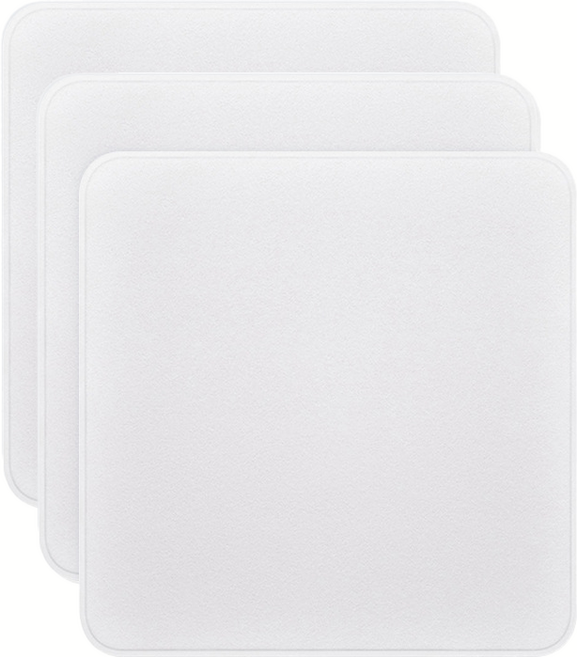 맥북 아이폰 호환 두겹 노트북 극세사 광택용천, 회색, 3개