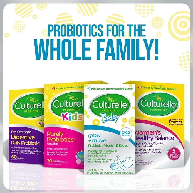 culturelle 컬쳐렐 데일리 프로바이오틱스 유산균 성인 키즈 가족 묶음상품, 1개, 기본, 60정 - 쿠팡