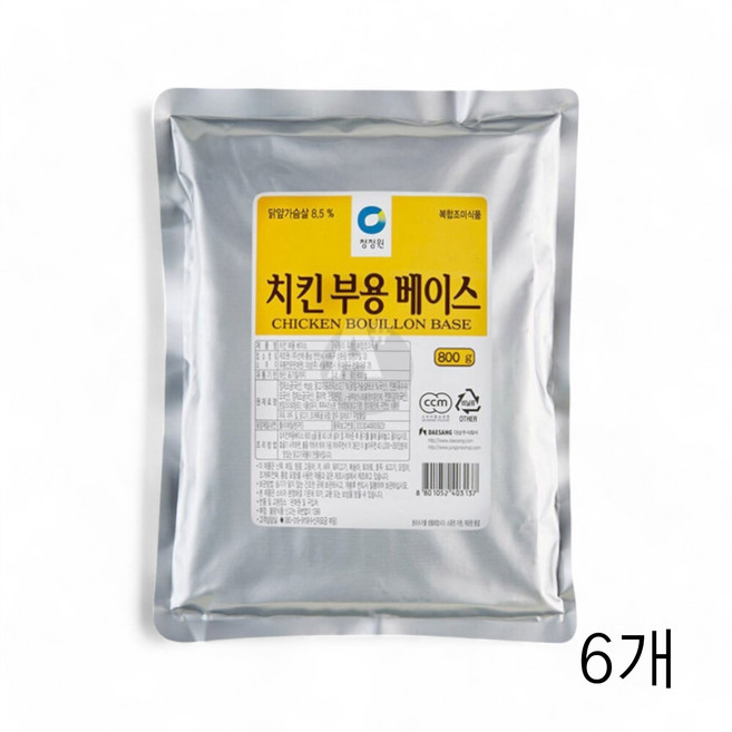 치킨 조미료 800g 분말가루 부용 치킨파우더 대상주식회사 식자재 X 청정원 6개 베이스