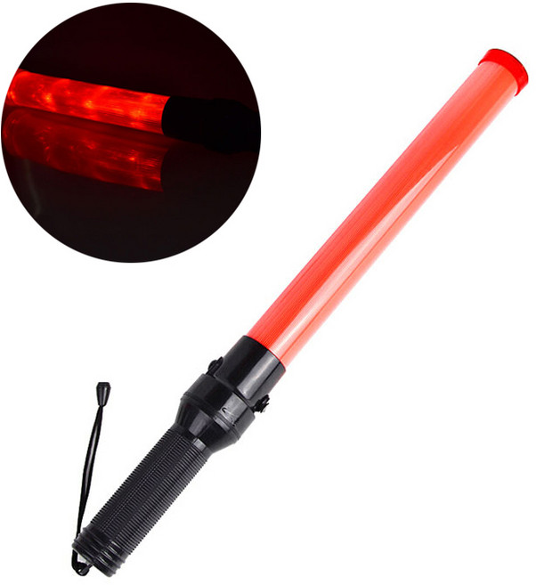 TORIMALL LED고휘도 롱 경광봉 주차요원 안전요원 안전 유도봉, LED롱경광봉(54cm), 1개, 비아준 LED롱경광봉(54cm)