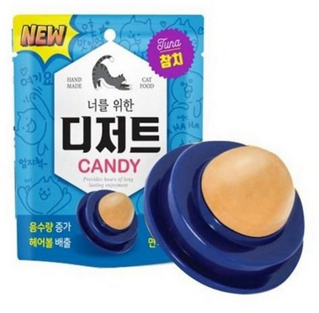너를위한디저트 고양이캔디 고양이사탕 x 3개 고양이사탕, 참치, 3.5g