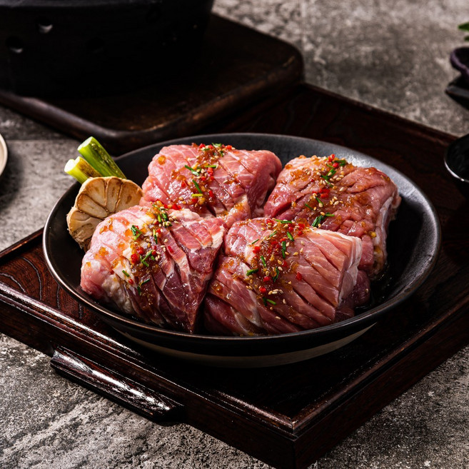 업소용 대용량 1등급 국내산 한돈 수제 양념 돼지갈비, 1개, 1kg