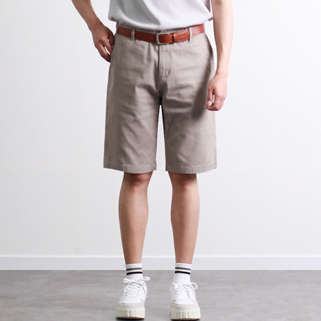 [투뎃] 남성용 베이직 치노 면스판 5부 반바지
