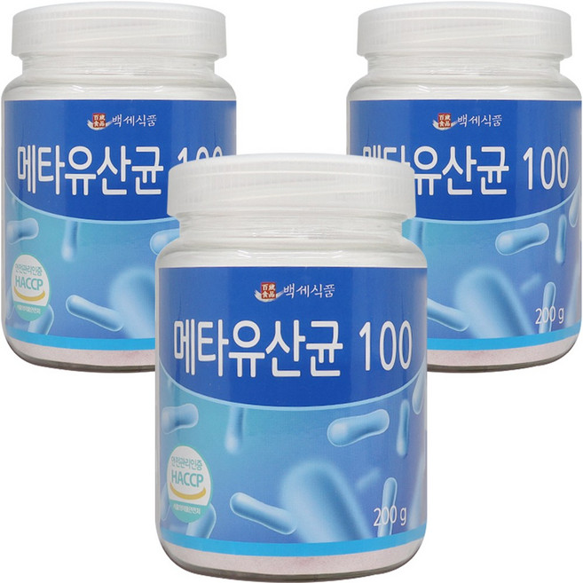 메타 유산균 100 HACCP 인증 200g, 3개