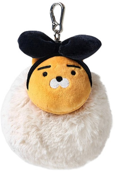 카카오프렌즈 정품 스윗 골프볼 파우치 골프공 볼마커 주머니, 1개, 아이보리 (라이언)