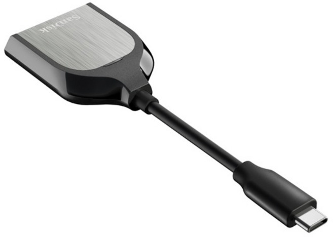 SanDisk Extreme PRO SD UHS-II Type-C 讀卡機, 黑色, 1個, SDDR-409-G46