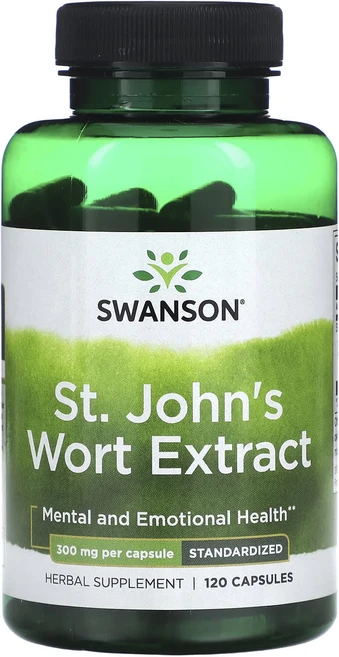 Swanson 세인트존스워트 추출물 표준화 300mg 캡슐 120정, Swanson세인트존스워트추출물표준화300mg캡슐120, 1개 - 쿠팡