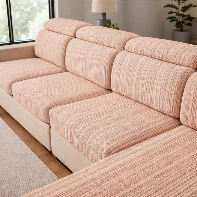 윈디엘 분리형 고탄력 패브릭 소파 커버 사계절 쇼파 덮개, 1개, 레드