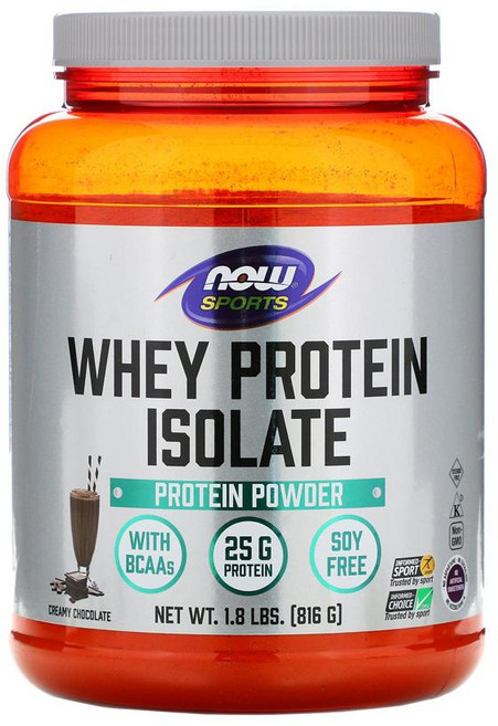 Now Foods 나우 푸드 웨이 프로틴 아이솔레이트 크림 초콜릿 파우더 816g 분리 유청 단백질 WHI 아미노산 BCAA 분말 가루 효능 효과, 1개