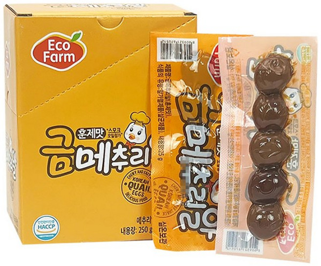 훈제맛 금메추리알, 1박스