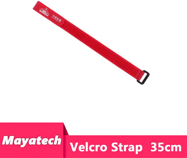 호환 모델 역방향 버클 후크 루프 패스너 스트랩 배터리 바인딩 밴드 다축 UAV 20CM 35CM 45CM, 35CM velcro red, 1개