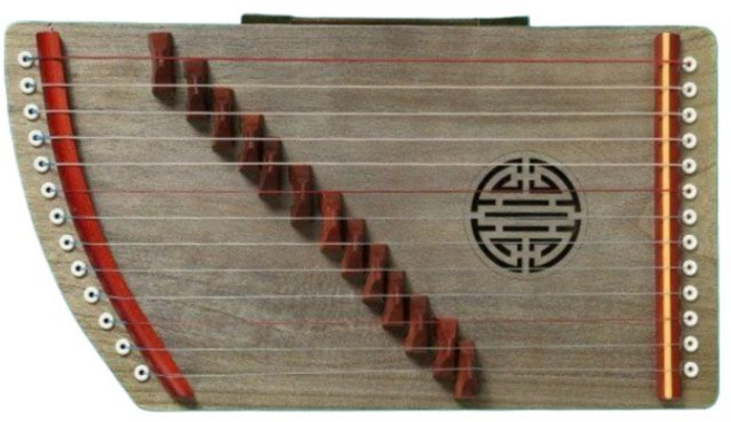 미니가야금 초보자 입문용 휴대용 손가락 연습 가야금 국악기, 13현 (표준 세트), 1개