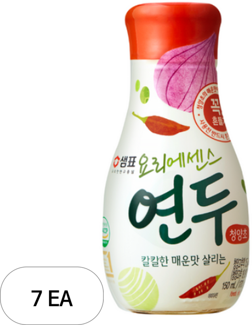 샘표 요리에센스 연두 청양초 조미료, 150ml, 7개