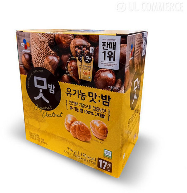 씨제이 맛밤 714g (42g x 17개) 코스트코, 42g, 17개