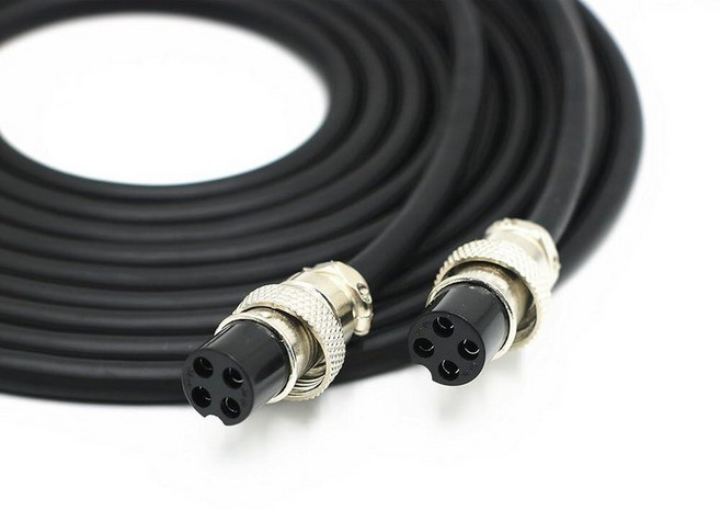 Klipsch The Fives Sevens Nines & HiVi Swans D200 D300용 4코어 프라이머리 보조 스피커 링크 케이블 마스터 슬레이브 오디오 연장 와이어