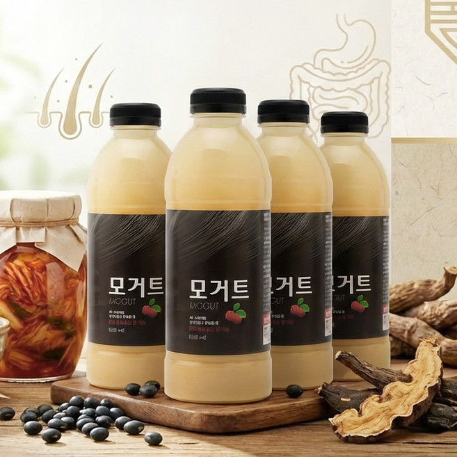 코엔바이오 김치 생유산균 발효음료 모거트 [MOGUT] 900ml x 4병