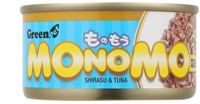 그린펫 모노모 고양이 캔, 참치 + 치어 혼합맛, 80g, 24개