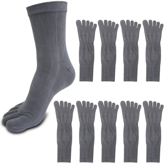 메디아스 남성용 발가락양말 중목/장목 10켤레