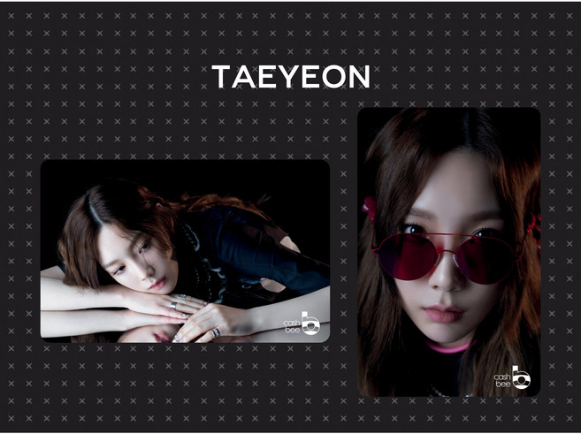 태연 2018 캐시비 교통카드 가로 세로 Ver2