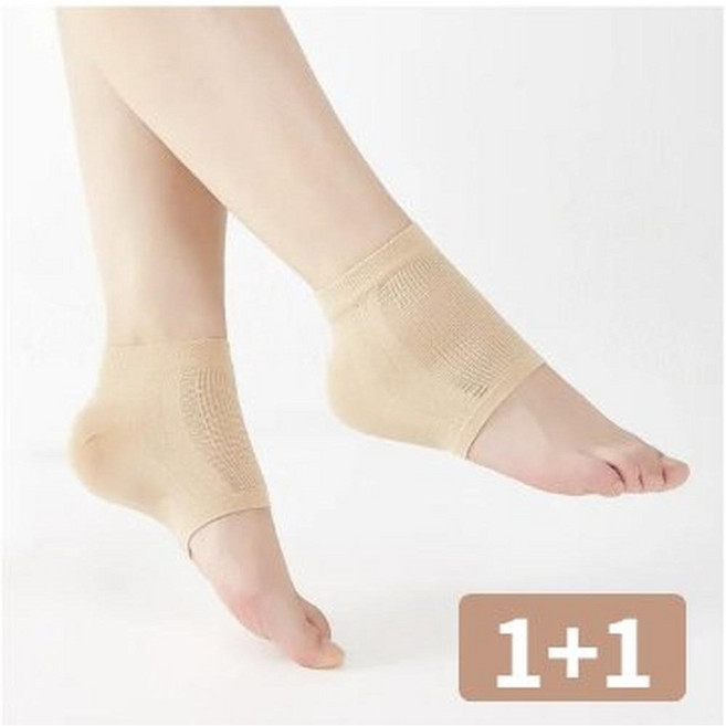 머든픽 발뒤꿈치 갈라짐 각질케어 굳은살 제거 수면 보습양말, 스킨, 2개